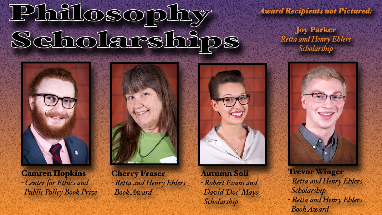 Philosophy Scholarship Recipients
