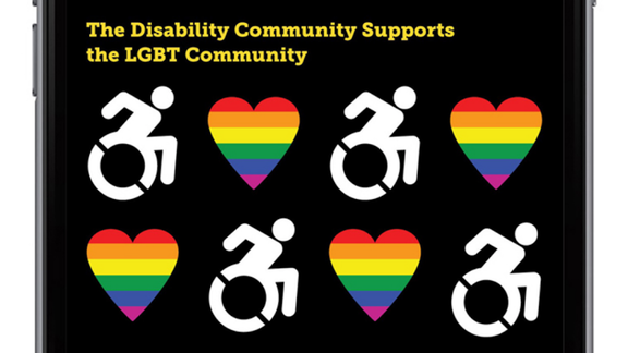 Disability-LGBT communities graphic