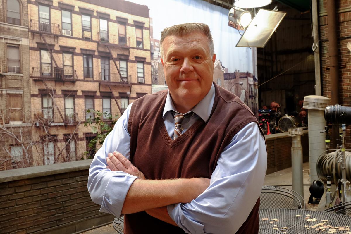  Joel McKinnon Miller (Class of 2007) on the set of  "Brooklyn Nine-Nine"
