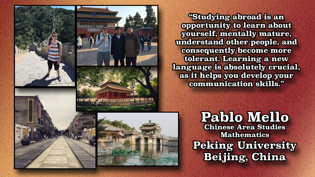 Study Abroad Image of Pablo Mello in China