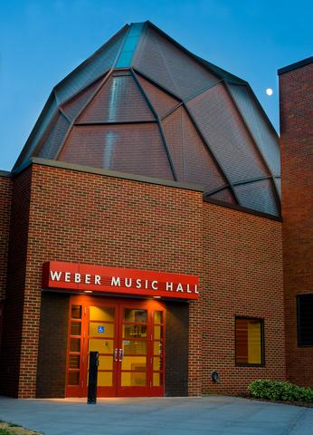 weber music hall exterior