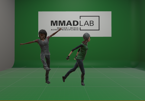 3D models of dancers for the dance conference 