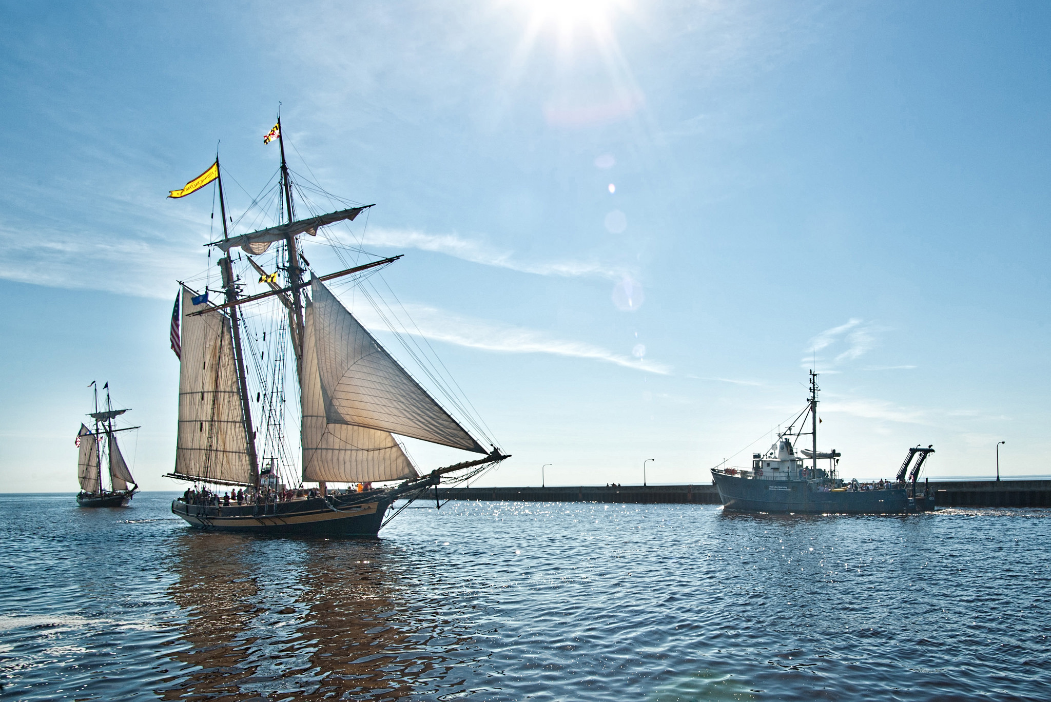 Tall ships visit Duluth
