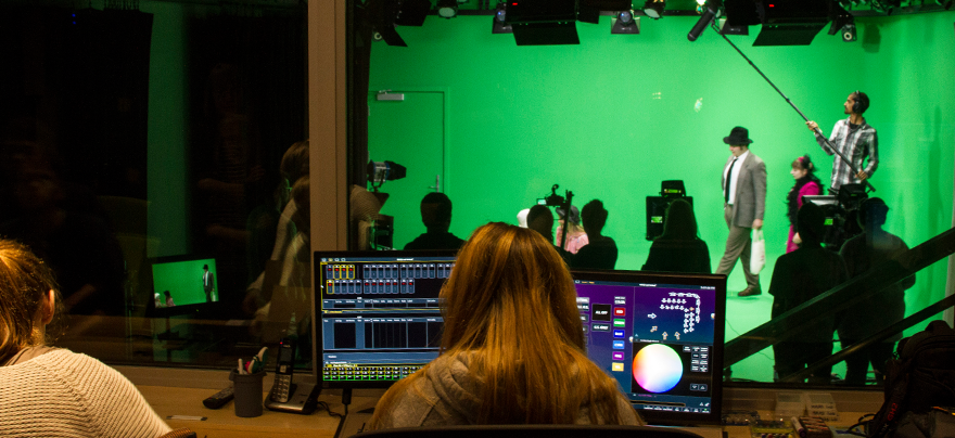 Green screen video production in the MMAD lab 